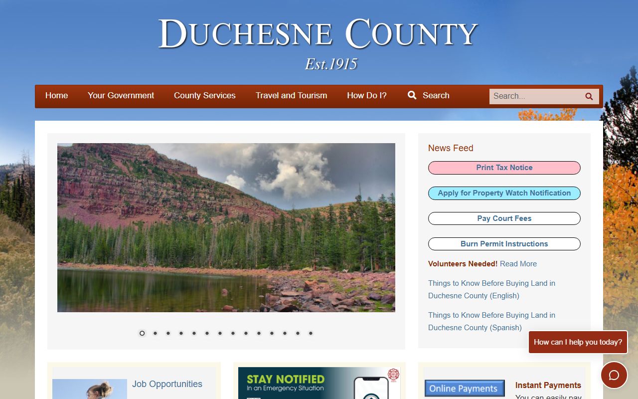 Duchesne County busted mugshots government website