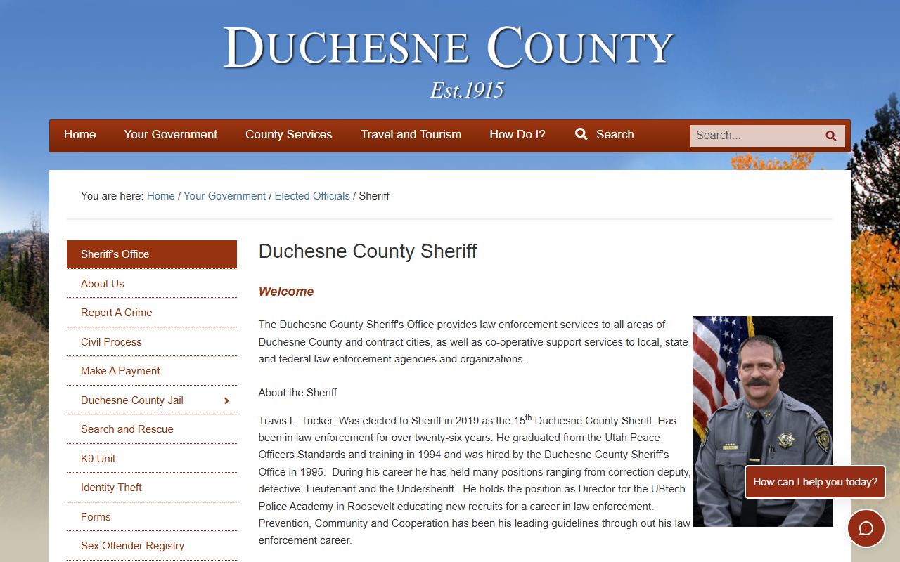 Duchesne County busted mugshots sheriff's office website