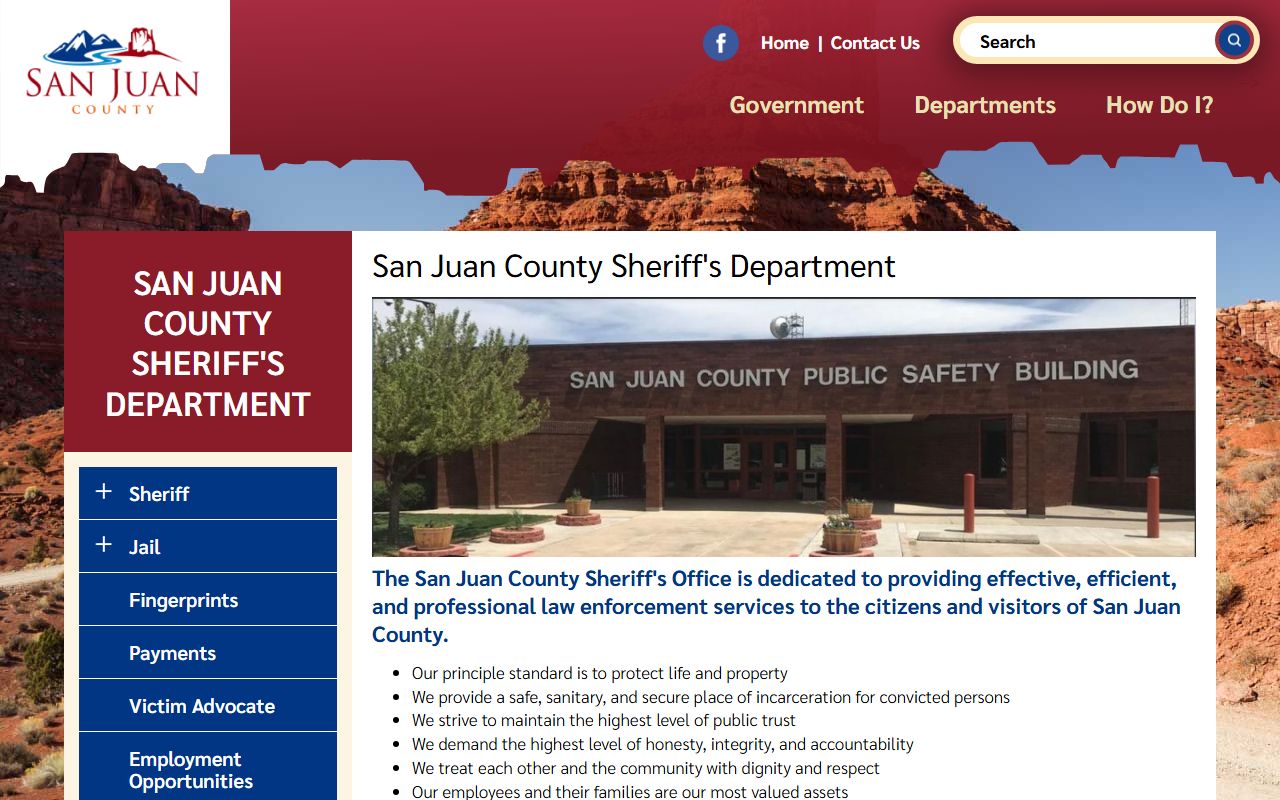 San Juan County Sheriff's Office busted mugshots and arrest records