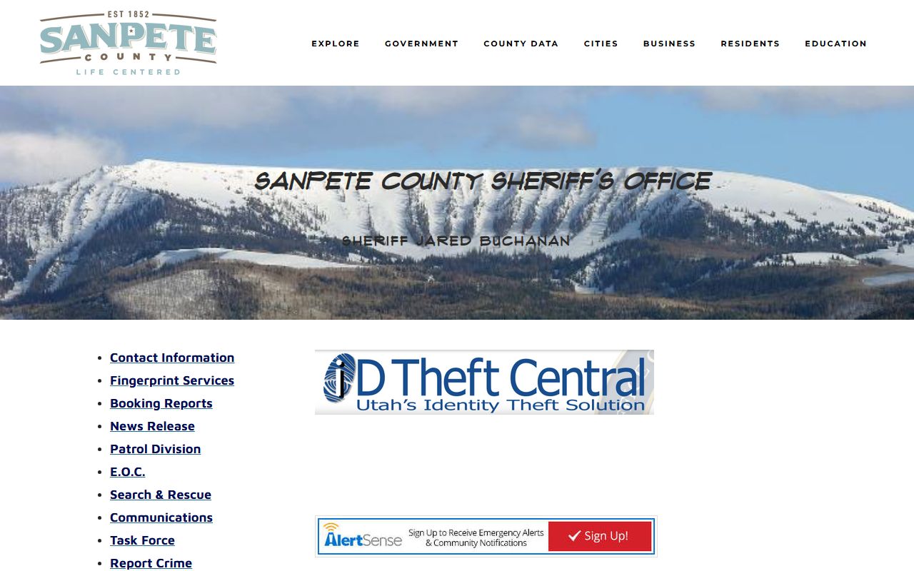 Sanpete County Sheriff's Office busted mugshots and booking reports
