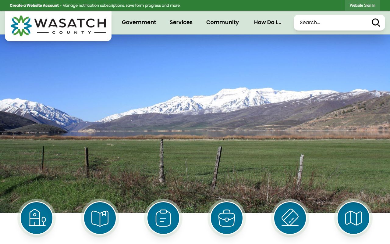 Wasatch County main website for public records and busted mugshots